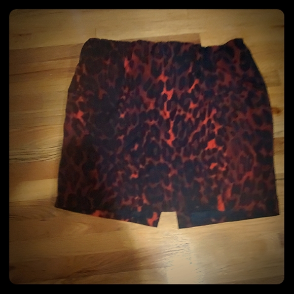 Lane Bryant Dresses & Skirts - Red and black leper skirt Lane Bryant Dresses & Skirts - Red and black leper skirt